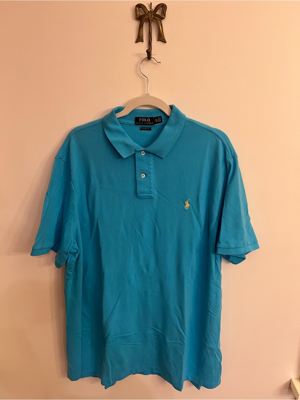 Polo Ralph Lauren Polo Shirt Mens Size XL 100% Cotton Pony Logo Classic Fit